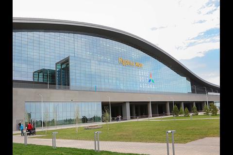 Astana's Nurly Zhol station designed by a team including BuroHappold, Tabanlioglu Architects, Jamas and Sembol Construction.